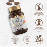 Triple Bee Complex: Royal Jelly Bee Pollen Propolis 500mg - 60 Tablets (30 Servings)